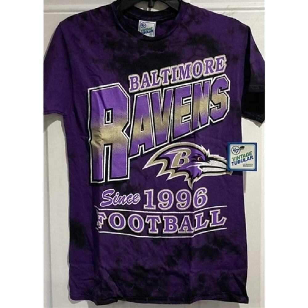 NFL Baltimore Ravens Tie Dye T Shirt XL Blue Vintage Men's Tee Big New Tall